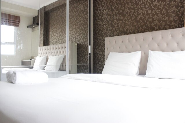 エレガントなベッドルーム 2 室、ゲートウェイ パスツール アパートメント、パスツール料金所出口近く