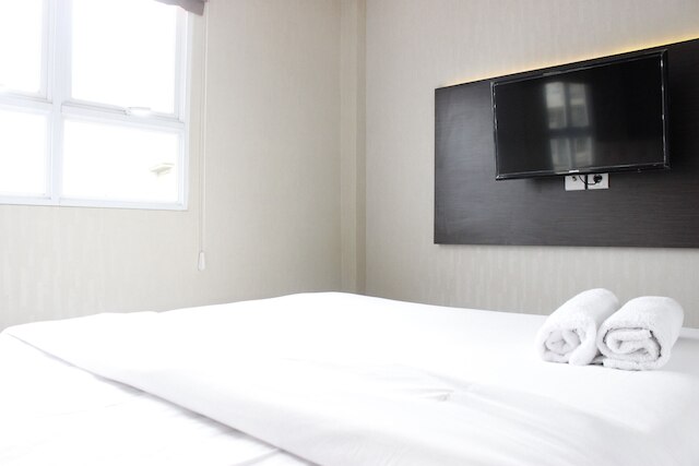 エレガントなベッドルーム 2 室、ゲートウェイ パスツール アパートメント、パスツール料金所出口近く