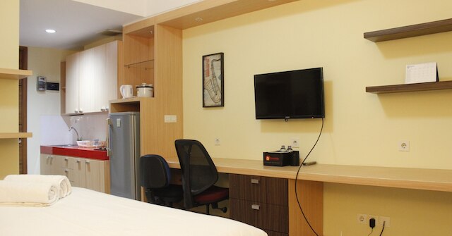 新築のスタジオ、ビバリー ダゴ アパートメント、ITB 近く