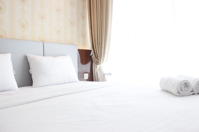 ザ グリーン コサンビ バンドン アパートメントにあるデラックスなベッドルーム 2 室