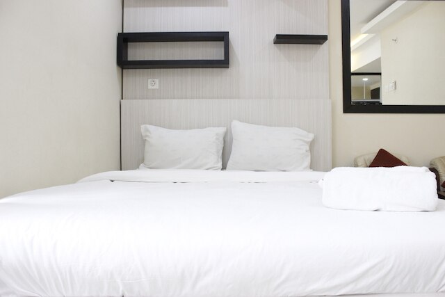 シンプルなスタジオ ルーム、ザ ジャルディン チハンプラス アパートメント