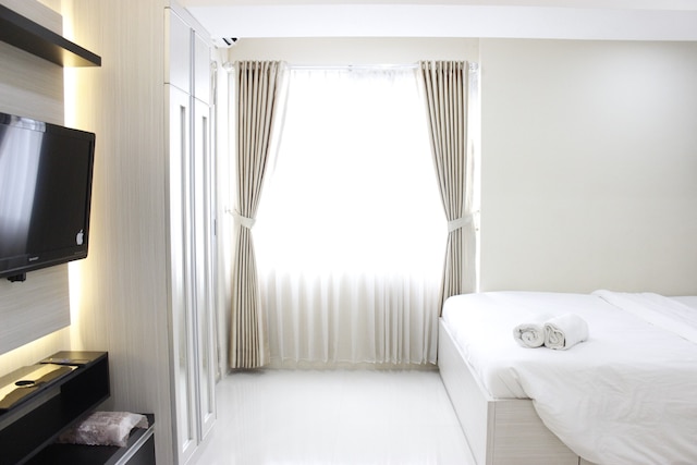 シンプルなスタジオ ルーム、ザ ジャルディン チハンプラス アパートメント