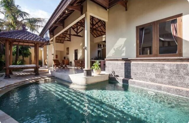 PB - ヴィラ 4 - 2 ベッドR  2 ッBR プライベート プール ヴィラ ウォーク トゥ スミニャック ビーチ