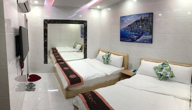 デラックス プライベート ルーム 2 ベッド 4 ゲスツ 1 プライベート バス