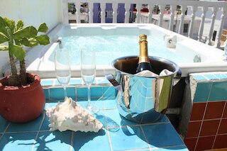 B&Bの部屋 - カンクンゲストハウス4 テラス浴槽