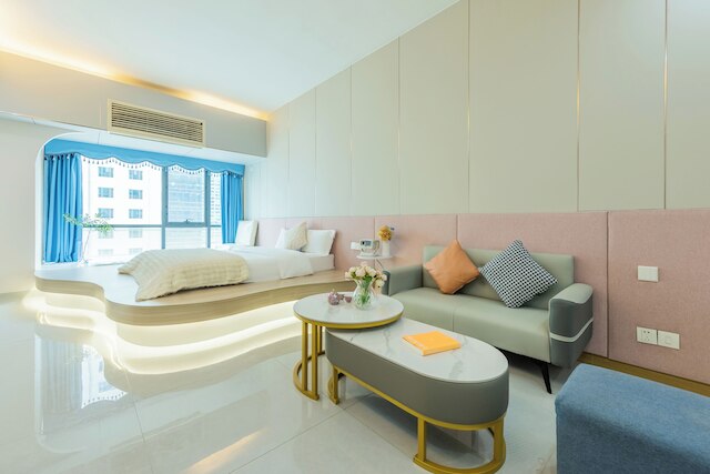 ラヴァンデ インターナショナル アパートスタイルホテル米国総領事館広州 ジュージャン ニュー タウンメトロ支店 (公寓 广州私享家连锁公寓富力威尔斯店 广州) - 広州交易会期間中の広州交易会会場への無料シャトルバスと無料の VPN インターネットアクセス