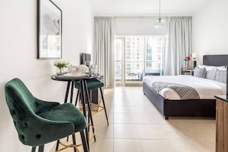 モダン ラスティック スタジオ アパートメント イン ダウンタウン ドバイ