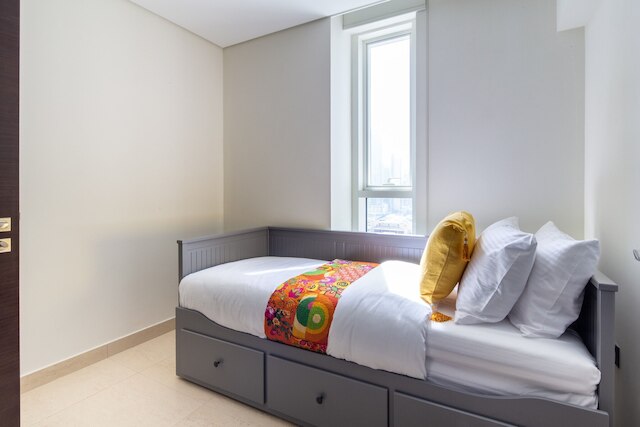 モダン ラグジュアリー リビング イン シィス3ベッドルーム アパートメント イン ダウンタウン ドバイ