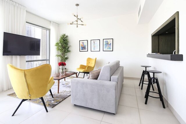 フェノメナル ブルジュ カリファ ビューズ イン シィス ラブリー 2 ベッドルーム!