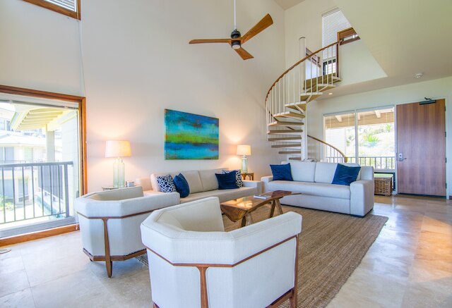 カパルア ベイ ヴィラ 29B2 オーシャン フロント