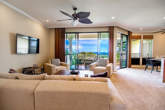 カパルア ゴルフ ヴィラ 25V2 ゴールド オーシャン ビュー