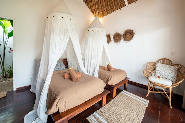 トラディショナル プライベート  ヴィラ  3 ベッドルー ウルワツ