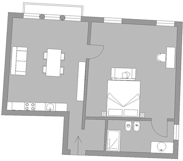 カ グラッシ 2 チャーミング バルコニー