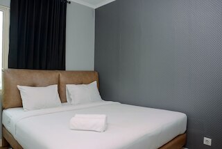 シンプル リビング2ベッBR アパートメント シティ ホーム ニア モイ ケラパ ガディン