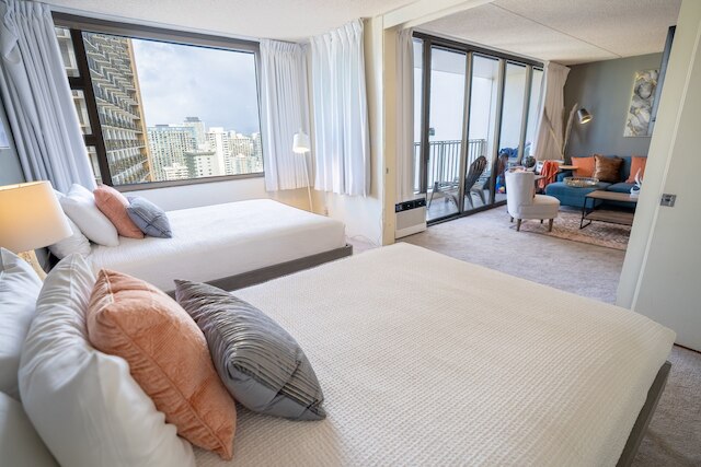 デラックス オーシャン ビュー コンド 2 クイーン ベッド イン ワイキキ, フリー パーキング & Wi-Fi バイ ココ リゾート バケーション レンタルズ