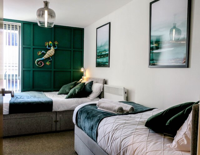 2 ベッド 2 バス アパートメント イン シティ センター