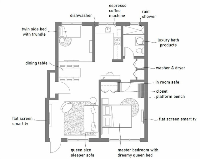 1818メリディアンハウスアパートメンツアンドスイーツbyエスカペコレクション