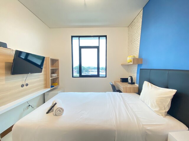 コンフォータブル スタジオ セミ アパートメント アット ザ ロッジ パスカル ニア ビヌス ユニバーシティ