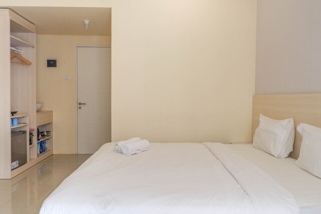 クラシック モダン スタジオ ルーム (ノー キッチン) アット マイ タワー アパートメント