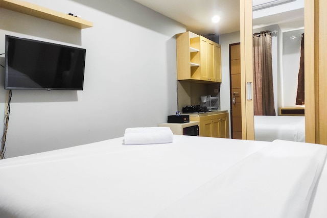 コンフィ アンド ミニマリスト スタジオ アット ヴィダ ビュー アパートメント