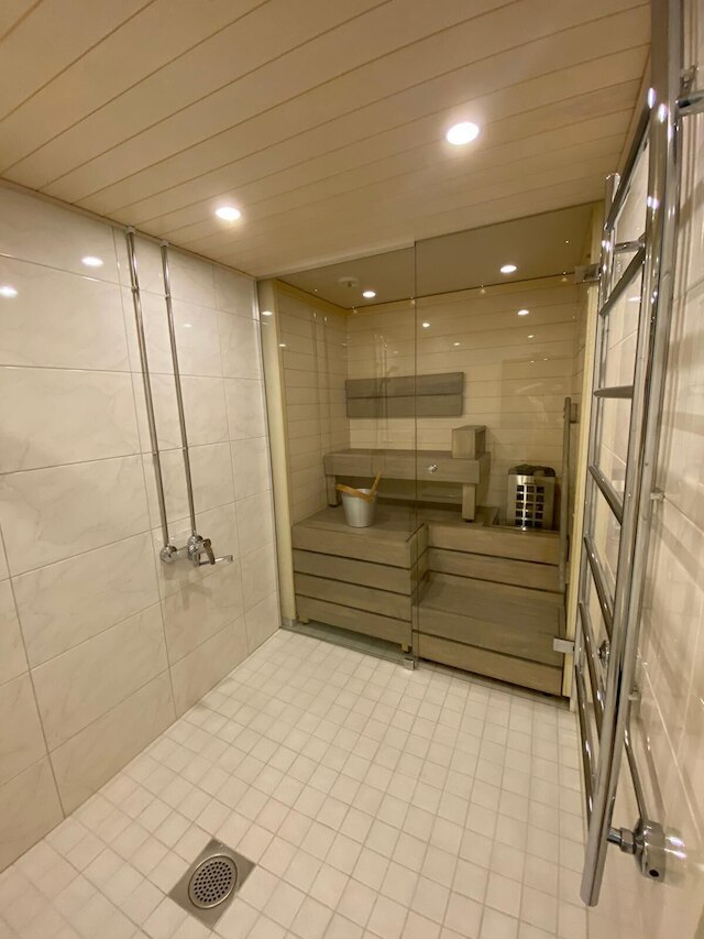 ベBルー ホーム ウィズ シービュー サウナ アンド バルコニー