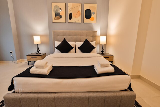 リックス 1 ベッド アパートメント - バルコニー & ビュー