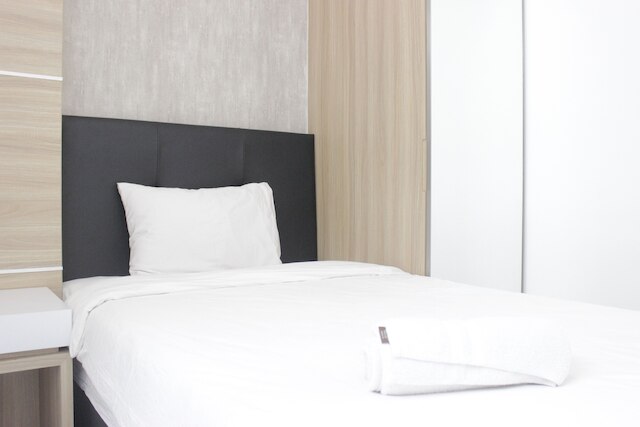 モダン アンド コンフィー スタジオ アパートメント アット ロッジ パスカル ニア ビヌス ユニバーシティ