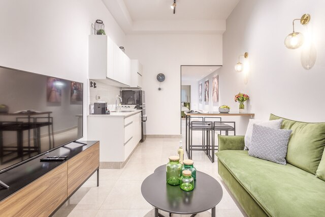 モダン  1 ベッドル ウィズ バルコニー