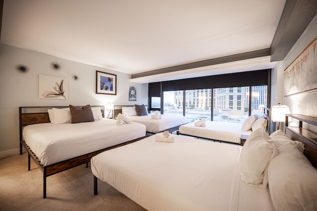 ストリップで一緒に滞在 - 快適なベッド6つ付きビュー！