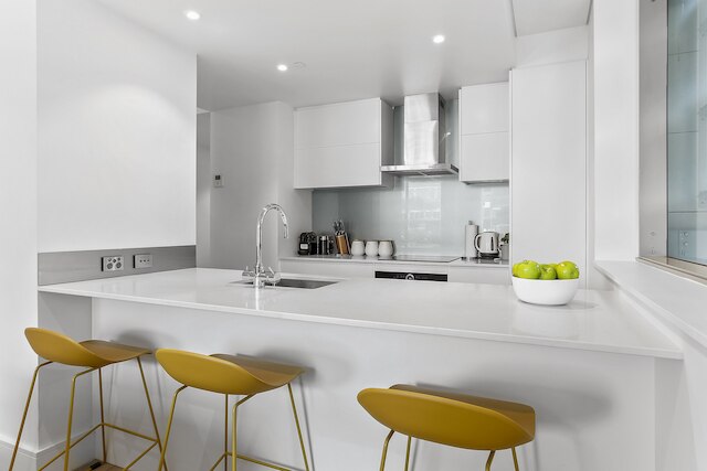 エレガントな驚くべきマリーナビュー