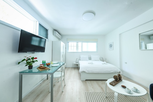 活気のある近隣のコージースタジオアパート