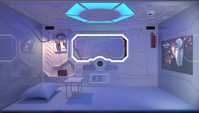 ギャラクシー・ポッド・カプセル・ホテル・ボート・キー