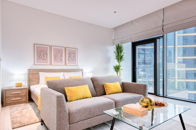 スタイリッシュ スタジオ W ドバイ カナル VW イン ビジネス ベイ