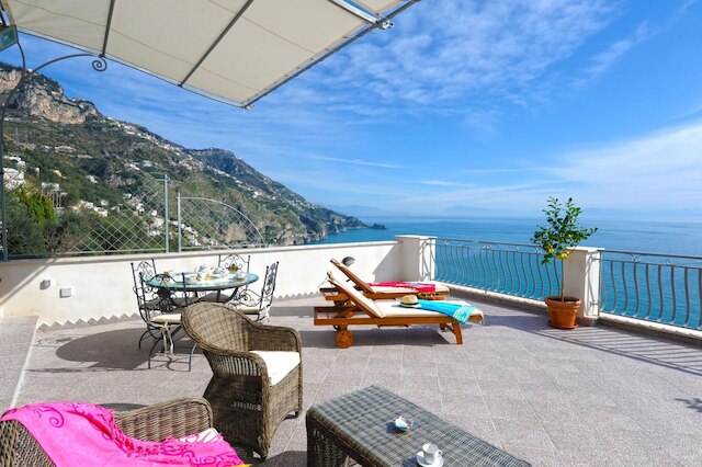 カーサ ラ ウリヴェッラ - ラージ テラス オーバールッキング ザ シー