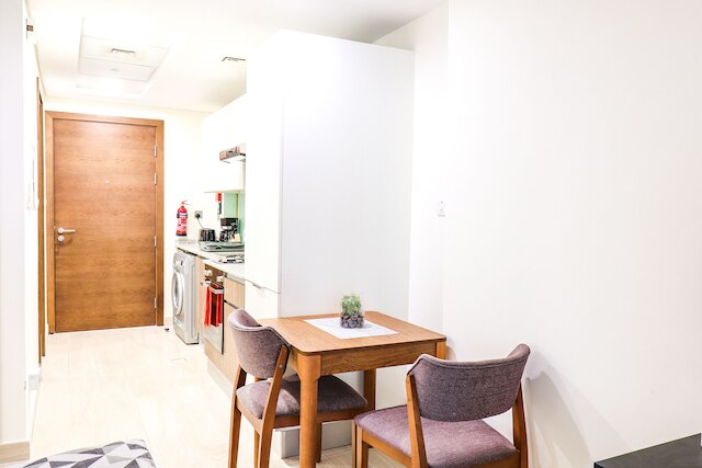 アジジ・アリヤの完全に家具付きのスタジオ