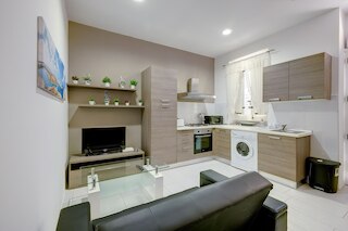 モダン 1 ベッBルー メゾネット ステップス フロム ザ プロムナード