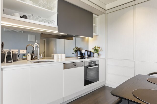 CBDの愛らしい温かいワンベッドルーム