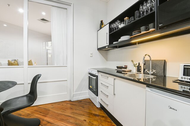 象徴的な遺産建造物の中のモダンスペース