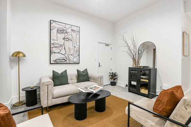 象徴的な遺産建造物の中のモダンスペース