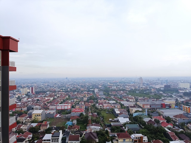 コージー アンド ハイ フロア スタジオ ルーム アット ヴィダ ビュー マカッサル  アパートメント