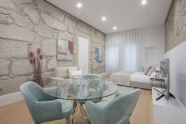 リビング - ダウンタウン ラグジュアリー アパートメント 0T