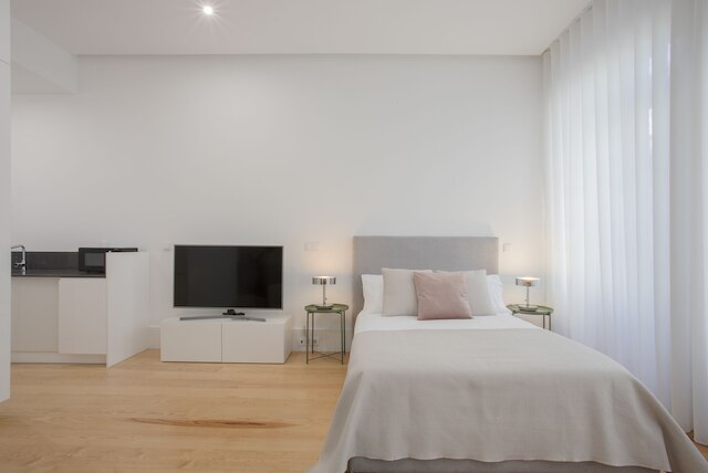 リビング - ダウンタウン ラグジュアリー アパートメント 1R