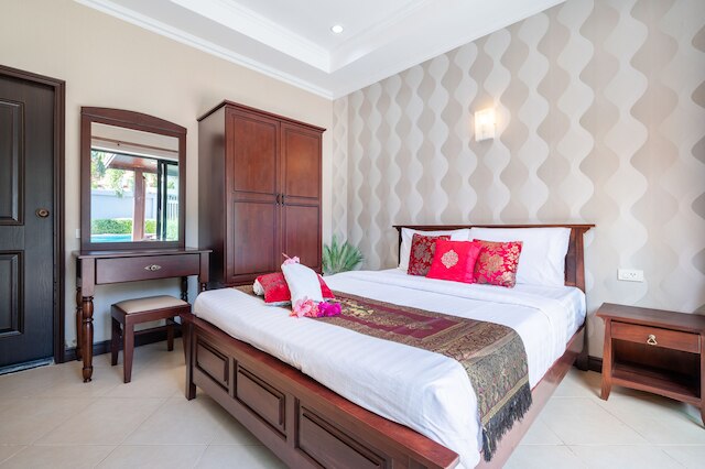 プライベートプール付き3BDRヴィラ ビーチまで200m