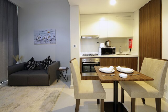 レヴァ・レジデンシズの1ベッドルームアパートメント