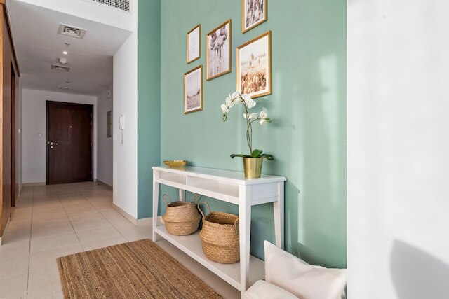 シックで禅なアパートメント、ブルジュ・ハリファ・タワーの近く