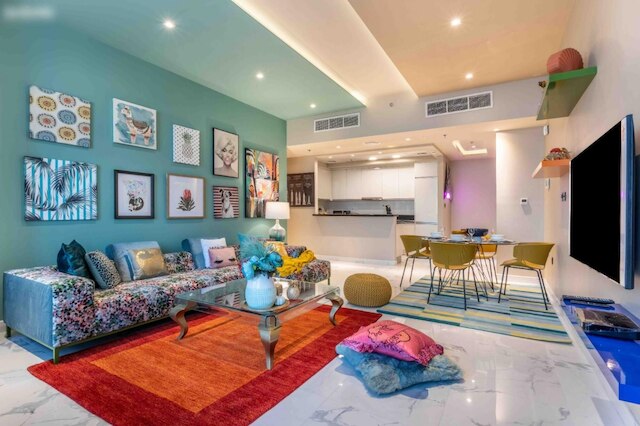 ラクス 2B アパートメント ドバイ カナル ウォーター ビュー