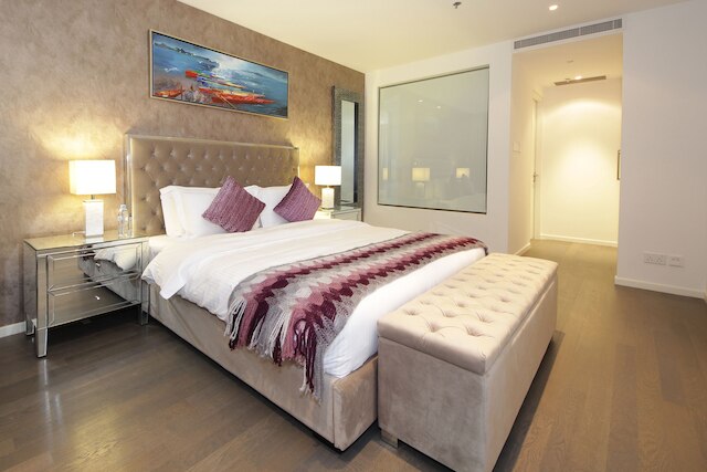 D1タワーの1ベッドルームアパートメント