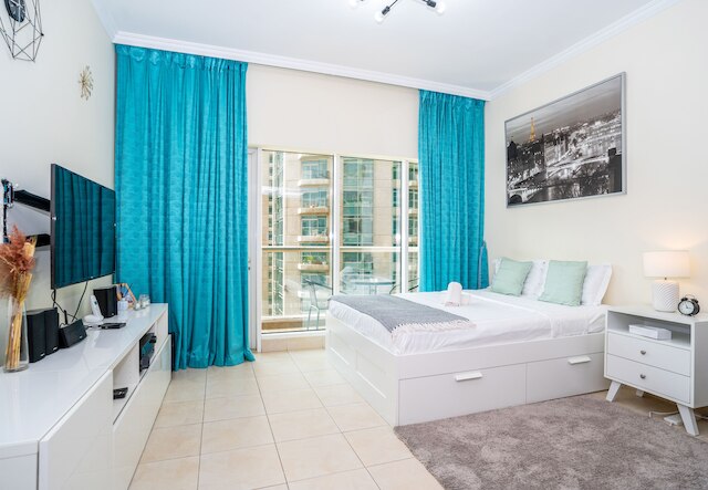 タニン - ブルジュハリファ＆ドバイモールに近い広々としたスタジオ