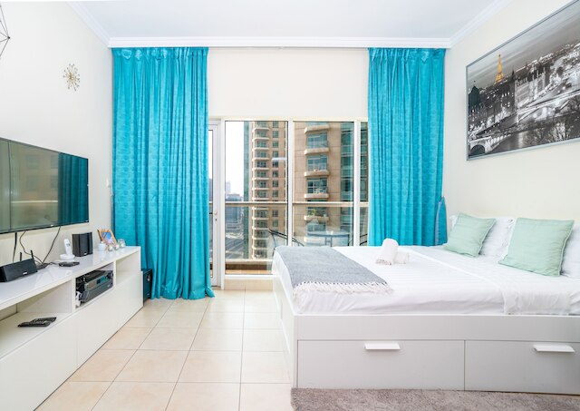 タニン - ブルジュハリファ＆ドバイモールに近い広々としたスタジオ