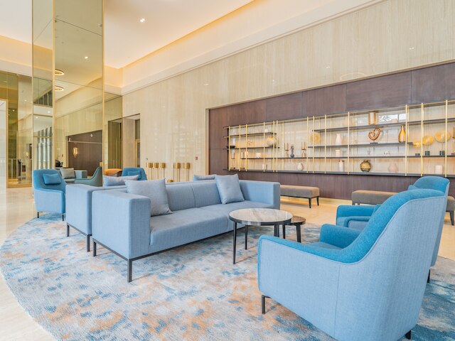 バージュ・ハリーファを望む華麗なアパートメント付きバルコニー